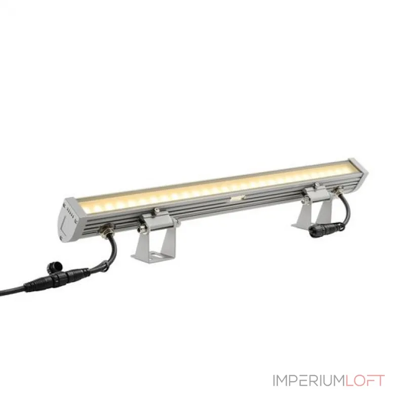 GALEN LED 230V светильник IP55 60 см с LED 18Вт, 3000K, 850lm, 120°, серебристый
