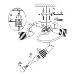 Спот Globo Caleb 54536-3 от ImperiumLoft