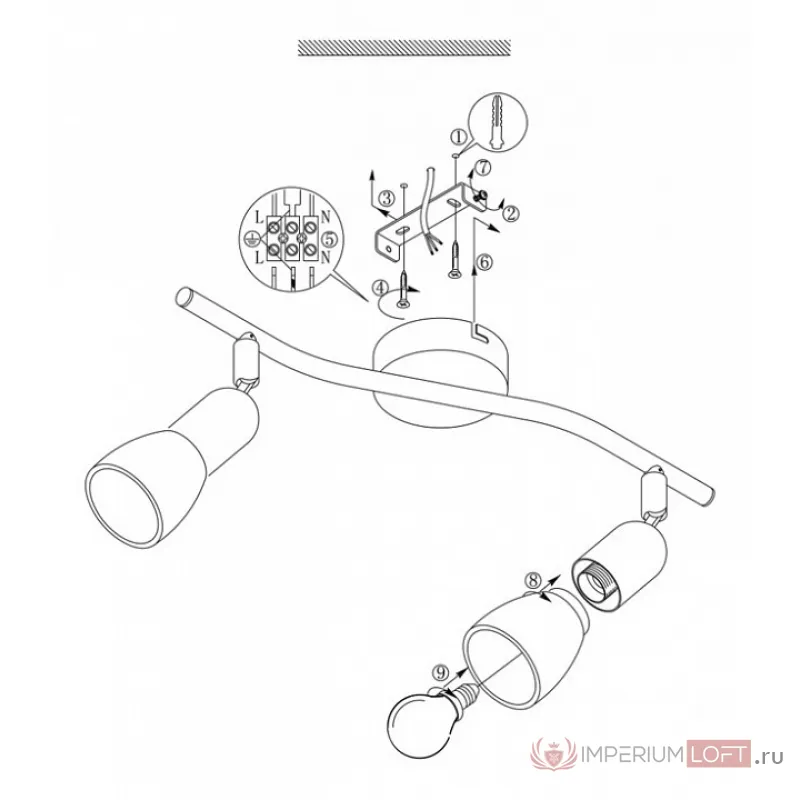 Спот Globo Cathy 5453-2 от ImperiumLoft