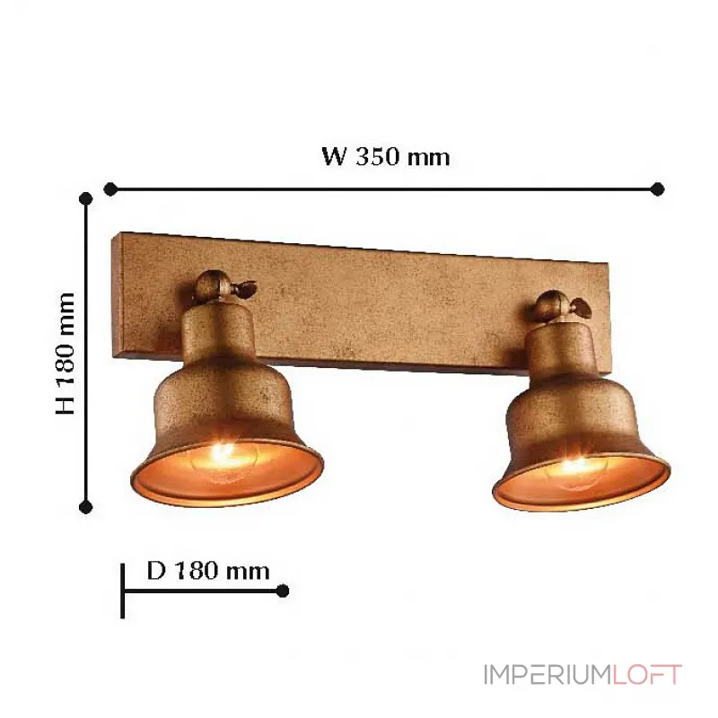 Спот Favourite Clochette 2024-2W от ImperiumLoft Спот Favourite Clochette 2024-2W от ImperiumLoft