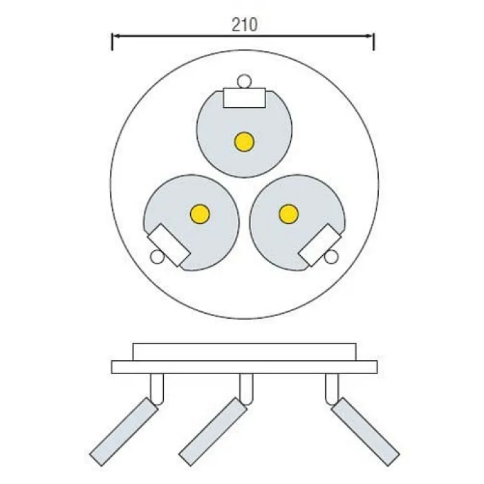 Спот Horoz Electric HRZ00000441 от ImperiumLoft