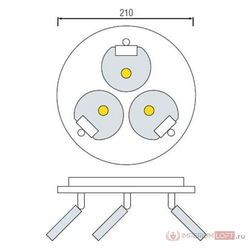 Спот Horoz Electric HRZ00000441 от ImperiumLoft