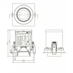 Спот Donolux DL18621 DL18621/01SQ White Dim от ImperiumLoft