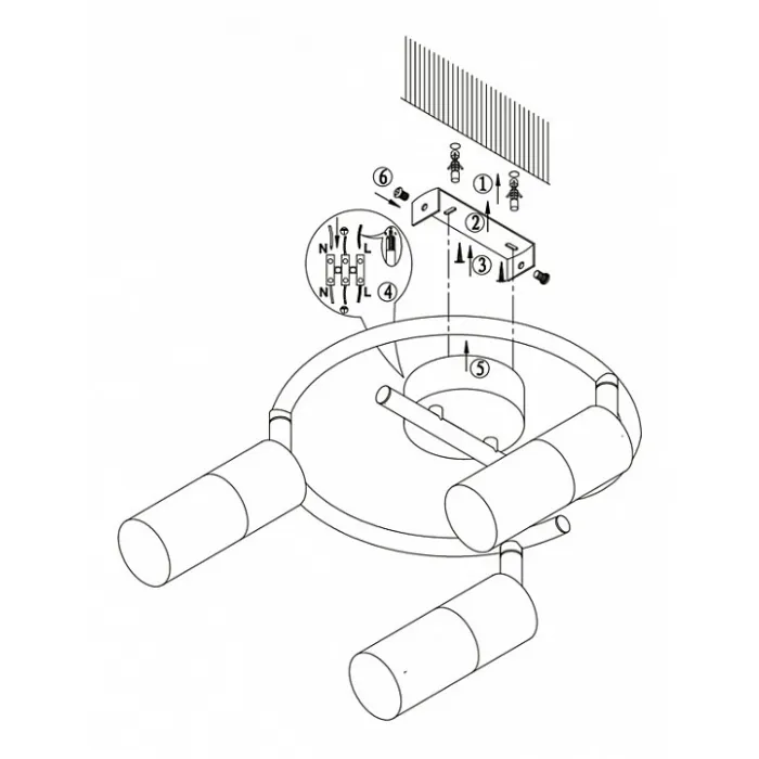 Спот Globo Spina 56216-3 от ImperiumLoft