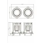 Спот Donolux DL18621 DL18621/02SQ White Dim от ImperiumLoft