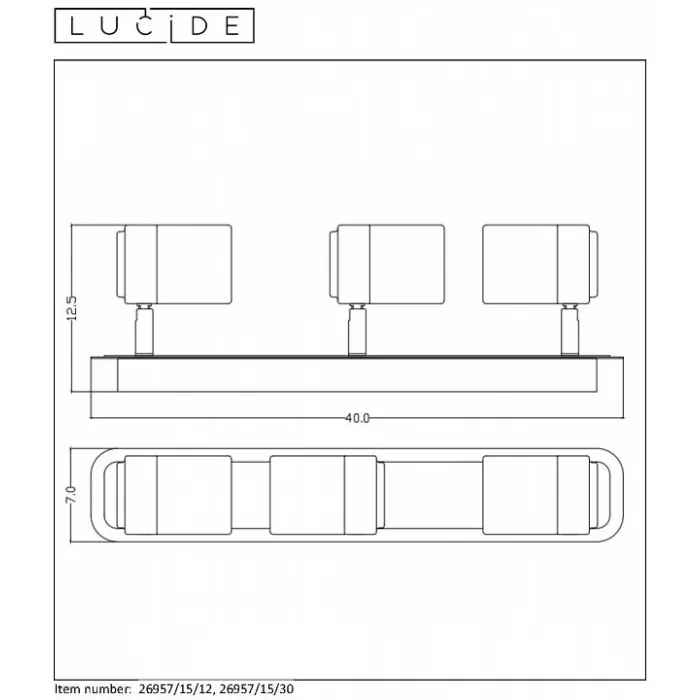 Спот Lucide Lennert 26957/15/12 от ImperiumLoft