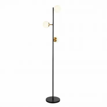 Торшер EVOLUCE Forli SLE220405-03 Цвет арматуры черный Цвет плафонов белый