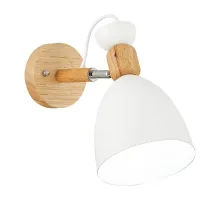 Бра EVOLUCE Balcamo SLE103801-01 Цвет плафонов белый Цвет арматуры коричневый