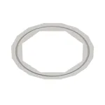 Встраиваемый кольцевой гипсовый светильник CALYPSO 1900 SN 650 от ImperiumLoft