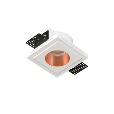 Встраиваемый потолочный гипсовый светильник QUASAR 55 COPPER SN 204
