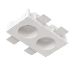 Встраиваемый потолочный гипсовый светильник IZAR 80 DUO SN 022