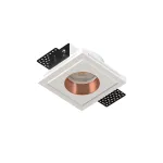Встраиваемый потолочный гипсовый светильник QUASAR 55 FLAT COPPER SN 206
