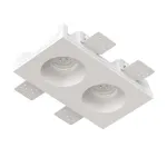 Встраиваемый потолочный гипсовый светильник IZAR 80 DUO FLAT SN 023