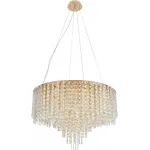 Люстра подвесная Stilfort 2187/03/12P серия Rain of Crystal