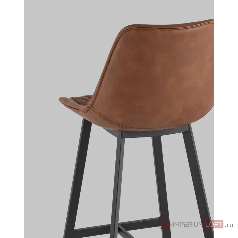 Стул барный TEXAS экокожа коричневый Stool Group УТ000038914 от ImperiumLoft