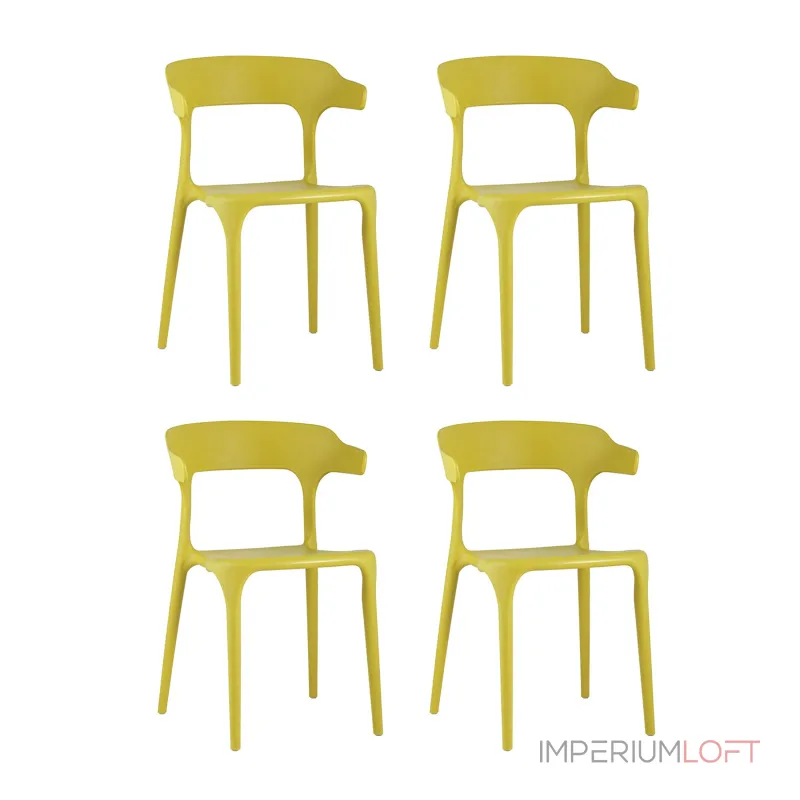 Стул Neo пластик горчичный 4 шт. Stool Group УТ000037289