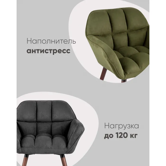 Кресло Брайан глубокий синий NC Stool Group УТ000038902 от ImperiumLoft