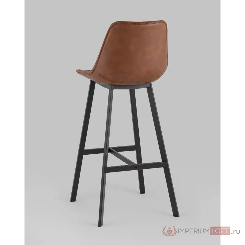 Стул барный TEXAS экокожа коричневый Stool Group УТ000038914 от ImperiumLoft