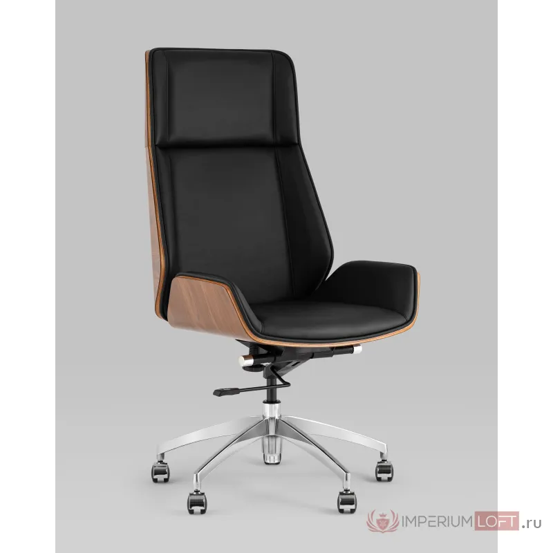 Кресло руководителя Crown SN черный Stool Group УТ000038530 от ImperiumLoft
