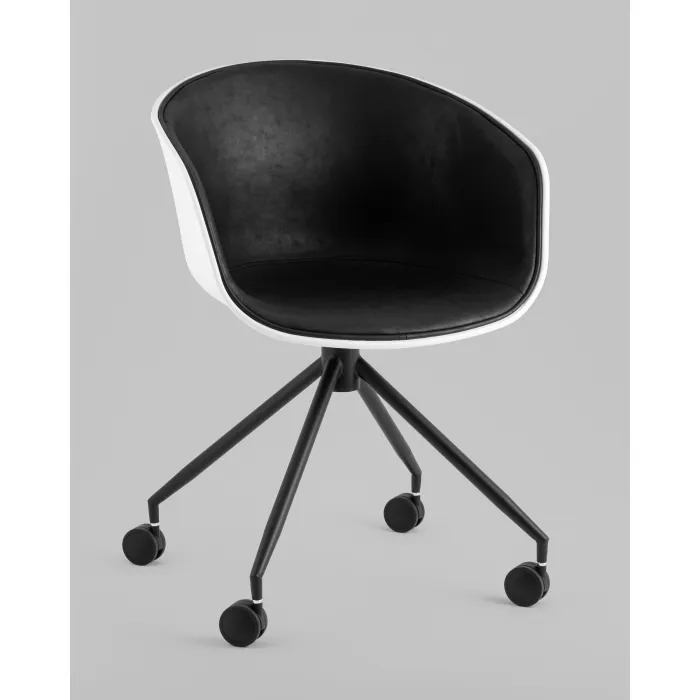 Кресло офисное LIBRA NL экокожа белый Stool Group УТ000039322 от ImperiumLoft