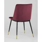 Стул Мелисса велюр бордовый 2 шт Stool Group УТ000037474 от ImperiumLoft