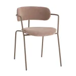 Стул Дженни букле бежевый каркас бежево-серый матовый Stool Group УТ000039183