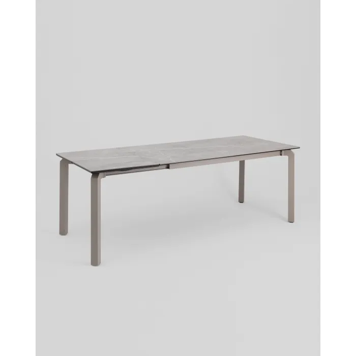 Стол обеденный Varden раскладной 160-220х90 см керамика серый Stool Group УТ000039916 от ImperiumLoft