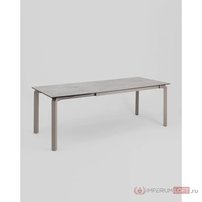 Стол обеденный Varden раскладной 160-220х90 см керамика серый Stool Group УТ000039916 от ImperiumLoft