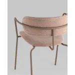Стул Дженни букле бежевый каркас бежево-серый матовый Stool Group УТ000039183