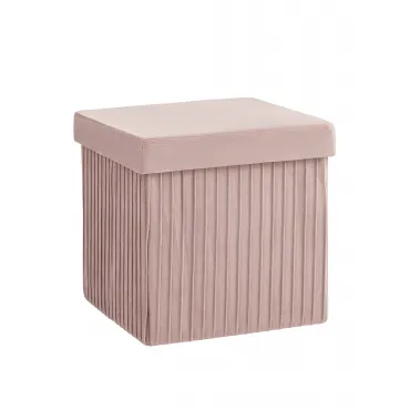 Пуф складной с ящиком Store Square пыльно-розовый Stool Group УТ000038992