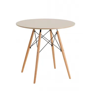 Стол Eames DSW NEW D80 бежевый Stool Group УТ000038040