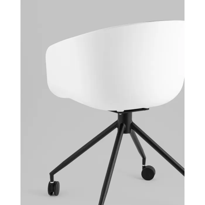 Кресло офисное LIBRA NL экокожа белый Stool Group УТ000039322 от ImperiumLoft