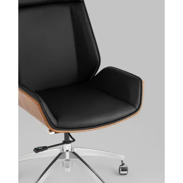 Кресло руководителя Crown SN черный Stool Group УТ000038530 от ImperiumLoft