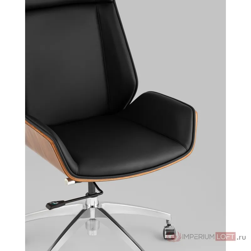 Кресло руководителя Crown SN черный Stool Group УТ000038530 от ImperiumLoft