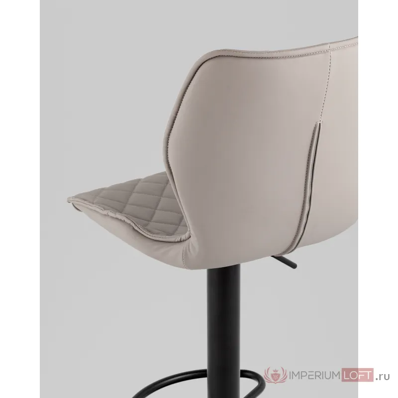 Стул барный Dome экокожа серый 2 шт Stool Group УТ000039936 от ImperiumLoft