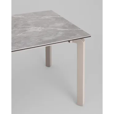 Стол обеденный Varden раскладной 160-220х90 см керамика серый Stool Group УТ000039916 от ImperiumLoft