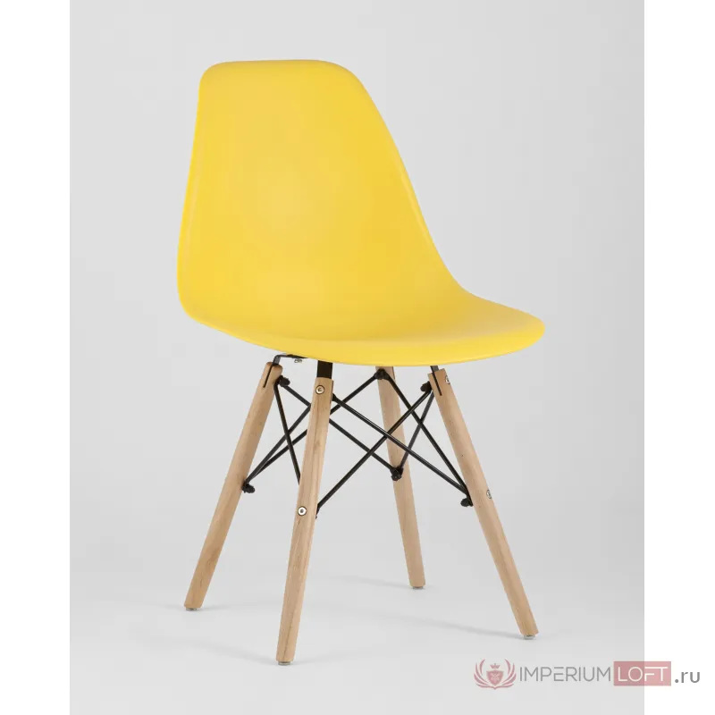 Стул Eames Style DSW желтый x4 (разборный каркас) Stool Group УТ000037604 от ImperiumLoft