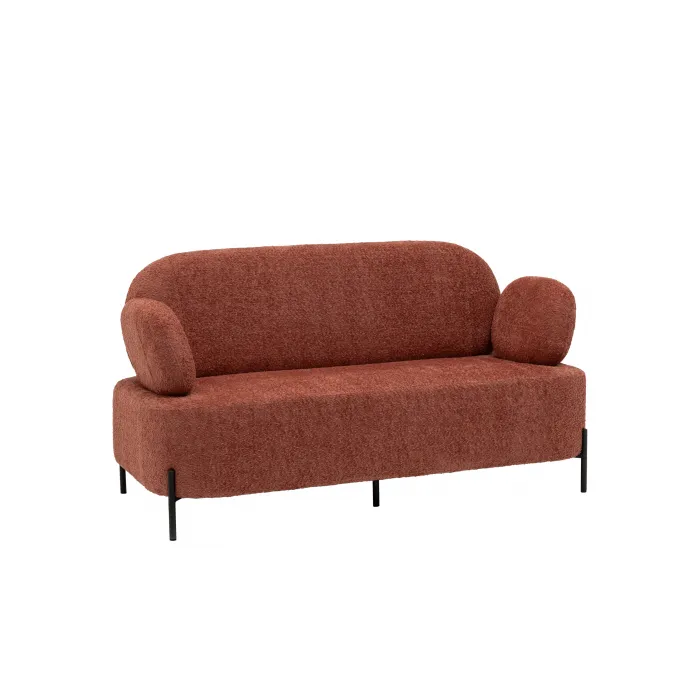 Диван Кэнди  букле коралловый Stool Group УТ000040021 от ImperiumLoft