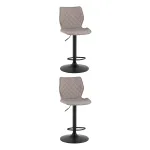 Стул барный Dome экокожа серый 2 шт Stool Group УТ000039936 от ImperiumLoft