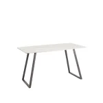 Стол обеденный Vermont 140*80 см керамика белая ножки серые Stool Group УТ000040511