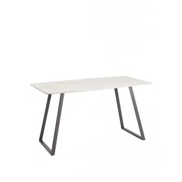 Стол обеденный Vermont 140*80 см керамика белая ножки серые Stool Group УТ000040511