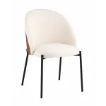 Стул обеденный Adelinde бежевый с коричневой экокожей Stool Group УТ000039297