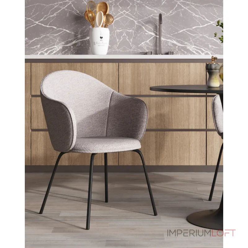 Стул обеденный Echo светло-серый Stool Group УТ000038599 Стул обеденный Echo светло-серый Stool Group УТ000038599