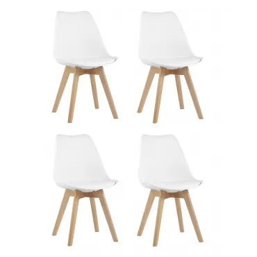 Стул FRANKFURT белый 4 шт. Stool Group УТ000036608