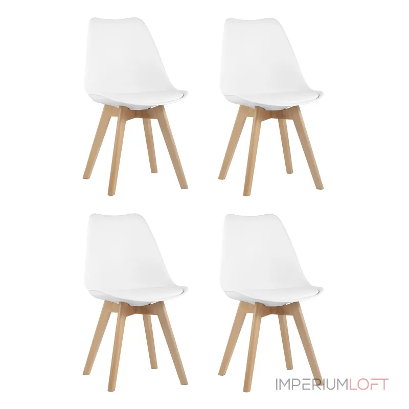 Стул FRANKFURT белый 4 шт. Stool Group УТ000036608