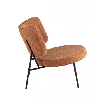 Кресло District Lounge букле терракотовый Stool Group УТ000039111