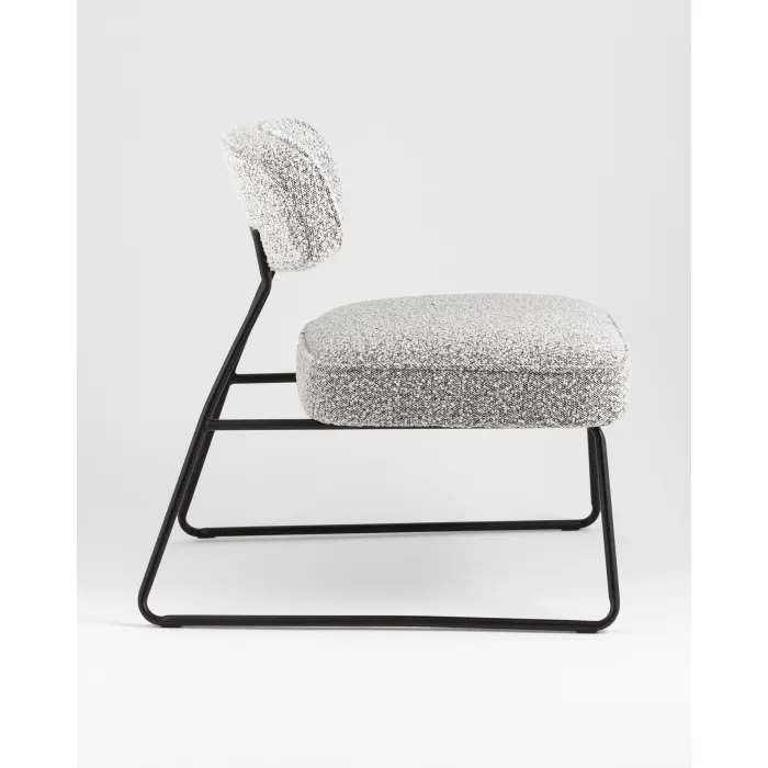 Кресло лаунж Kate серый Stool Group УТ000039357 от ImperiumLoft