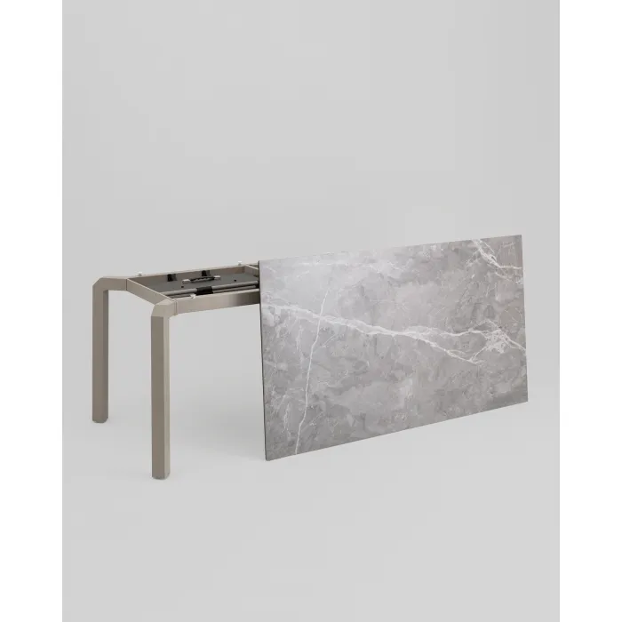 Стол обеденный Varden раскладной 160-220х90 см керамика серый Stool Group УТ000039916 от ImperiumLoft