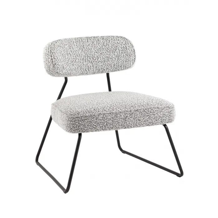 Кресло лаунж Kate серый Stool Group УТ000039357 от ImperiumLoft