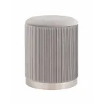 Пуф Шарлотта с ящиком серебро велюр серебристый Stool Group УТ000039502